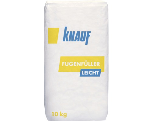 Plâtre de jointoiement Knauf léger plâtre spécial 10 kg Knauf enduit de jointoiement léger, sac de 10 kg