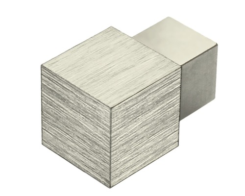 Pièce d'angle Dural Squareline aluminium DPSA 1163-SF-Y titane 11 mm