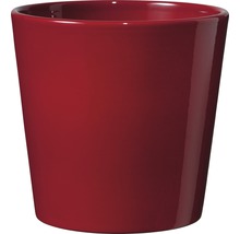Pot de fleurs rouge