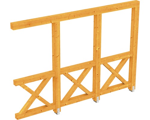 Paroi latérale croix de Saint-André SKAN HOLZ 305x210 cm chêne clair Paroi latérale croix de Saint-André SKAN HOLZ 305x210 cm chêne clair
