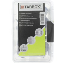 Tarrox Filzgleiter mit Schraube 24 mm rund grau 24 Stück
