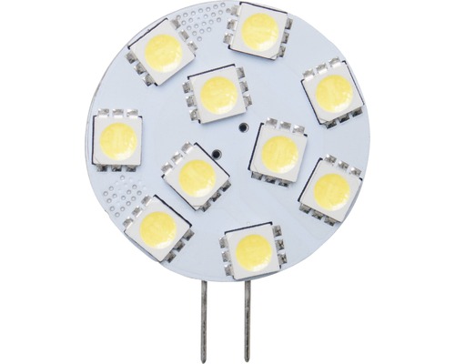 Plaquettes LED à intensité lumineuse variable G4/1,7W 190 lm 6000 K blanc naturel pour module SMD lot de 10