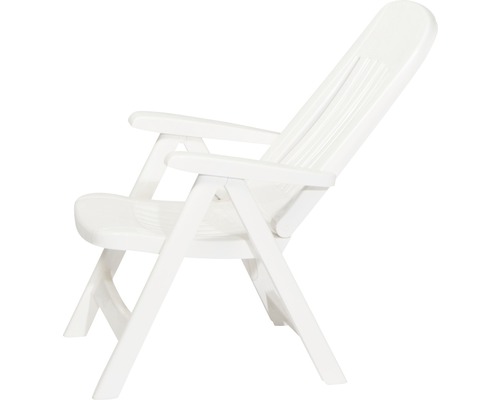 Chaise de jardin en plastique avec accoudoirs