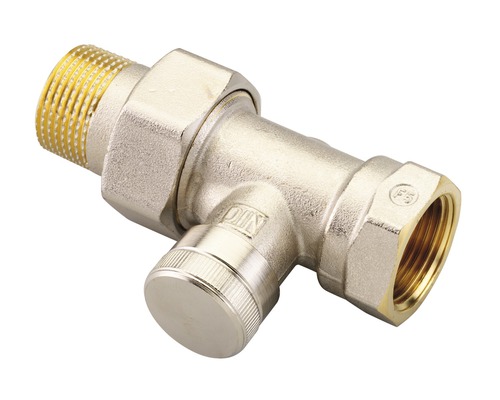 Danfoss Rücklaufverschraubung 3/4 Zoll Durchgangsform nickel RVL 20 003L0146 Ventil aus Metall mit Gewindeanschluss