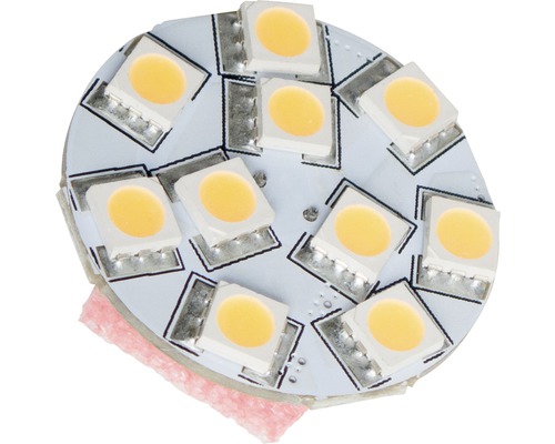 Plaquettes LED à intensité lumineuse variable GZ4/1,7W 160 lm 3000 K blanc chaud pour module SMD lot de 10-0