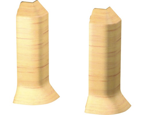 Außenecken für Hartschaum-Sockelleiste 60 mm Buche