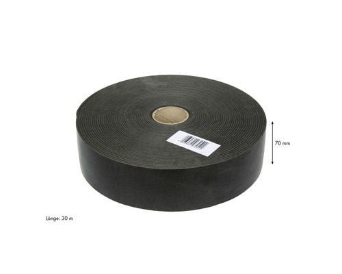 Rolle mit Dichtungsband, 30 Meter Länge, 70 Millimeter Breite