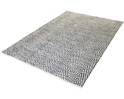 Tapis avec motif en zigzag