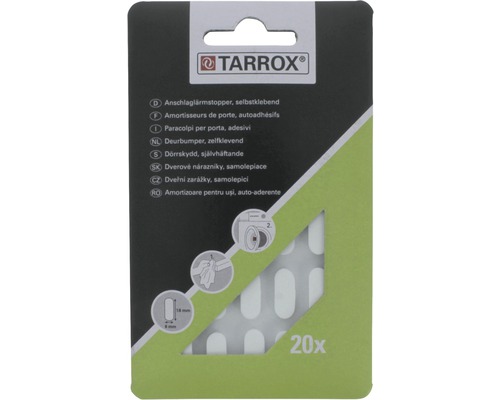 Butoirs de porte autocollants Tarrox, lot de 20