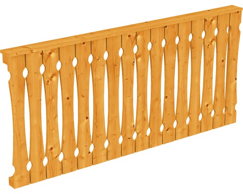 Paroi latérale coffrage de balcon SKAN HOLZ 205x96 cm chêne clair