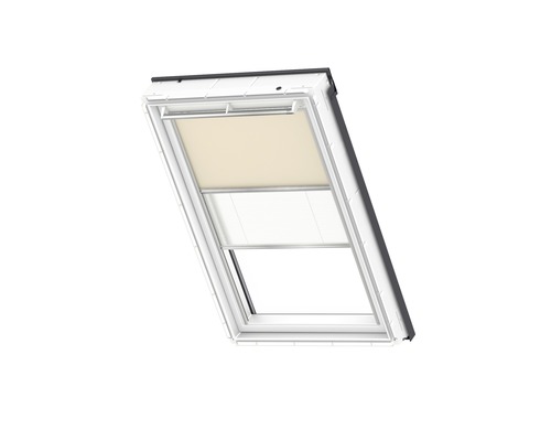 Fenêtre de toit avec store vénitien et store enrouleur