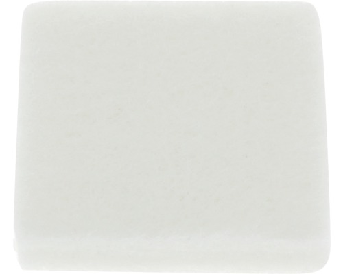 Patin en feutre Tarrox 25x25x6 mm carré blanc 8 pièces autocollant