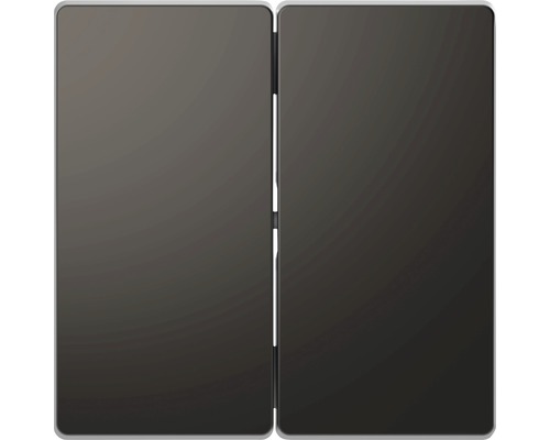 Bascule pour interrupteur double allumage Merten MEG3400-6034 D-Life anthracite Double recouvrement d''interrupteur