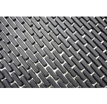 Tapis en caoutchouc avec motif de picots rectangulaires