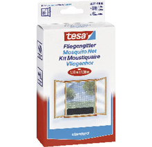 Fliegengitter für Fenster tesa Insect Stop Standard ohne Bohren anthrazit 110x130 cm