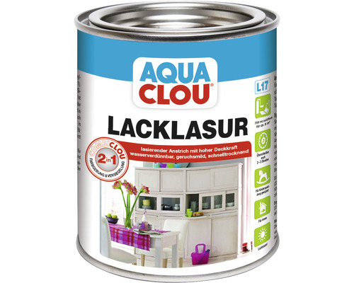 Lasure laque CLOU AQUA L17 incolore 750 ml