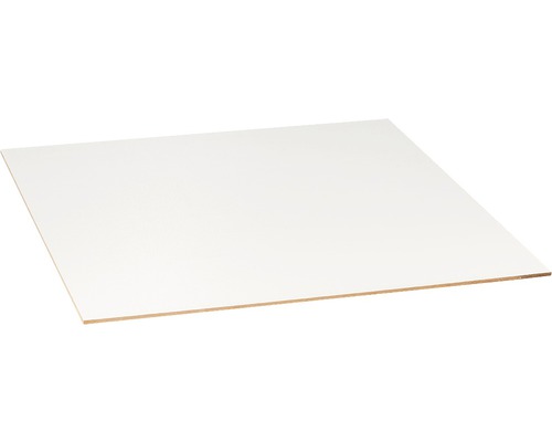 Fixmaß Dünn-HDF Platte einseitig weiß 1200x600x3 mm