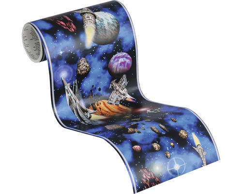 Rouleau de papier peint avec motif spatial