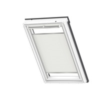 Store plissé alvéolaire VELUX uni blanc à commande manuelle FHC PK04 1045S