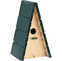 Niche en bois pour oiseaux en forme de A