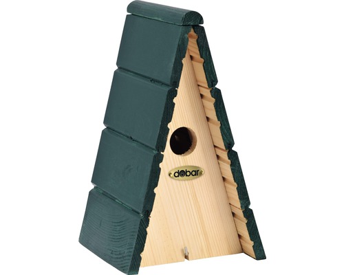Niche en bois pour oiseaux en forme de A