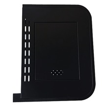 Grille d''arrivée d''air noire pour poêles