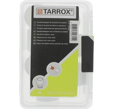 Tarrox Stuhlbeinkappe Ø 25 mm weiß schwarz 8 Stück
