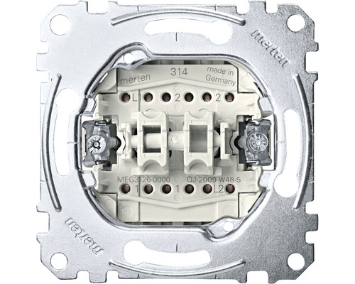 Interrupteur pour volet roulant Merten MEG3755-0000 unipolaire