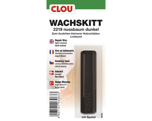 Clou Wachskitt Nr. 2219 nußbaum dunkel 15 g