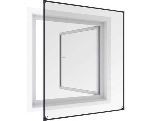 Moustiquaire devant une fenêtre ouverte