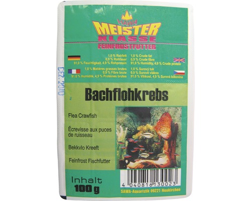 Nourriture pour poissons Gammares, 100 grammes