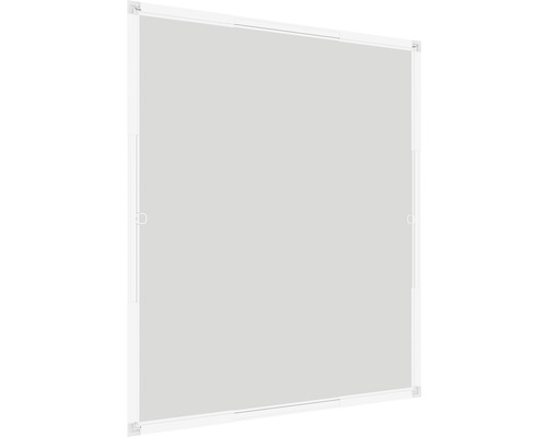 Moustiquaire Windhager Flexi Fit fenêtre à cadre sans perçage blanc 100x120 cm