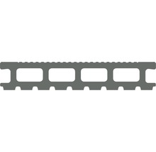 Kit de planches pour terrasse en PVC Konsta gris-marron 9 m² comprenant planches pour terrasse en PVC, soubassement et matériel de montage-thumb-3