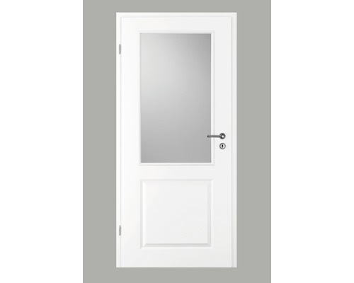 Porte intérieure Pertura Pila 02 laque blanche (semblable à RAL 9010) 86,0x198,5 cm gauche avec découpe GN (sans vitrage)-0