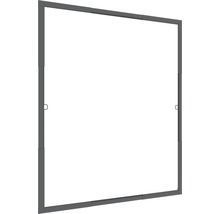 Moustiquaire pour fenêtre à cadre fixe sans perçage anthracite 100x120 cm-thumb-6