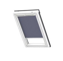 VELUX Sichtschutzrollo dunkelblau manuell mit Haltekrallen RHL 100 9050