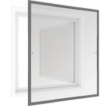 Moustiquaire pour fenêtre à cadre fixe sans perçage anthracite 100x120 cm-thumb-1