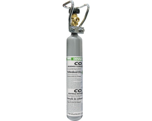 Remplissage de CO2 jusqu'à 500 g, uniquement si vous apportez une bouteille de rechange avec un TÜV valide (la bouteille apportée sera échangée contre une bouteille pleine, pas remplie sur place !)