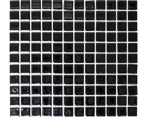 Mosaïque en céramique B 890 30,5x32,5 cm blanche Carreaux de mosaïque carrés en verre