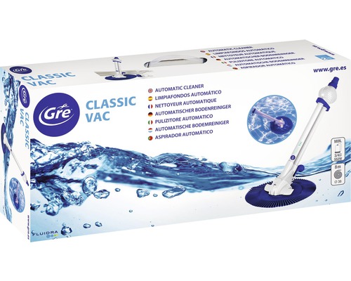 Verpackung eines Gre Classic Vac Poolreinigers