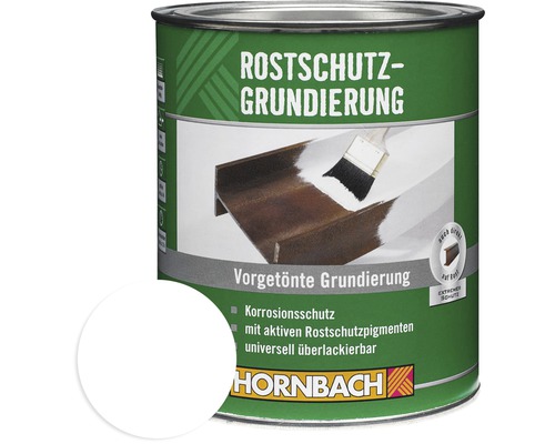 HORNBACH Rostschutzgrundierung weiß 375 ml Dose Rostschutzgrundierung mit Hornbach Logo