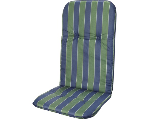 Galette d'assise beo® 116 x 47 x 5 cm coton bleu vert