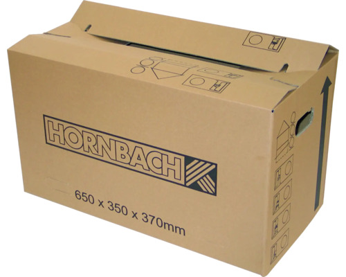 Carton de déménagement Cargo Point HORNBACH 650 x 370 x 350 mm carton 84 l  à 30 kg - HORNBACH Luxembourg