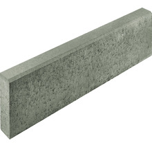 Bordure de trottoir profonde en béton gris chanfreinée sur un côté 100 x 8 x 30 cm-thumb-0