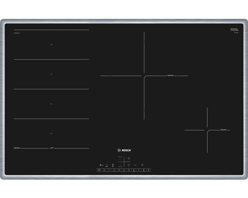 Plaque induction avec cadre Bosch 795 x 517 mm 4 foyers