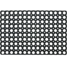 Caillebotis en caoutchouc noir 40x60 cm-thumb-0