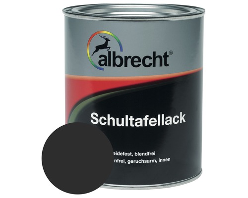 Albrecht laque tableau noir peinture pour tableau, noir 750 ml