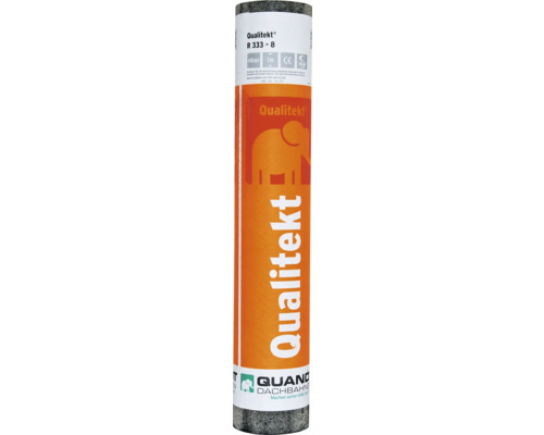 Quandt Bitumen Dachpappe Qualitekt 333 gr/m² besandet 10 x 1 m Rolle = 10 m²