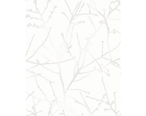 Papier peint intissé branches beige