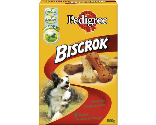 En-cas pour chiens Pedigree Biscrok 500 g